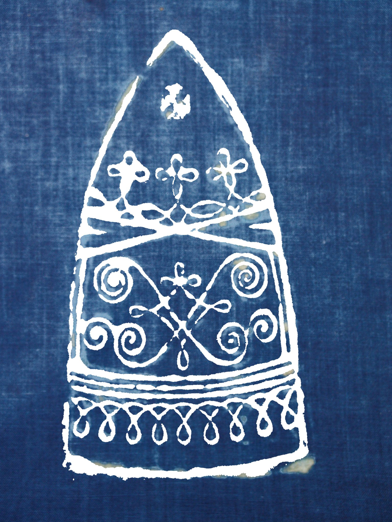 Model für Textildruck